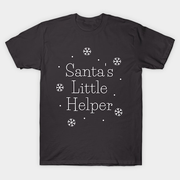 Santa's Little Helper T-Shirt by CasualTeesOfFashion